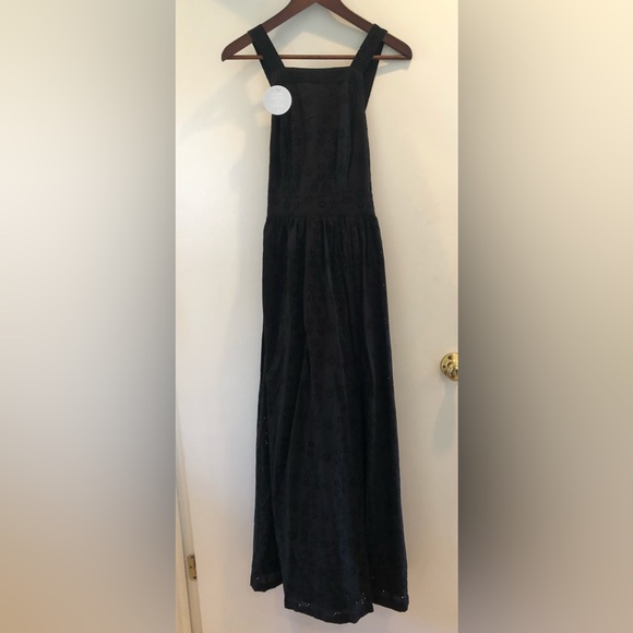 Hill House The Addie Dress size M Medium NWT Black Eyelet - Picture 3 of 16